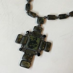 Italian gothic cross necklace